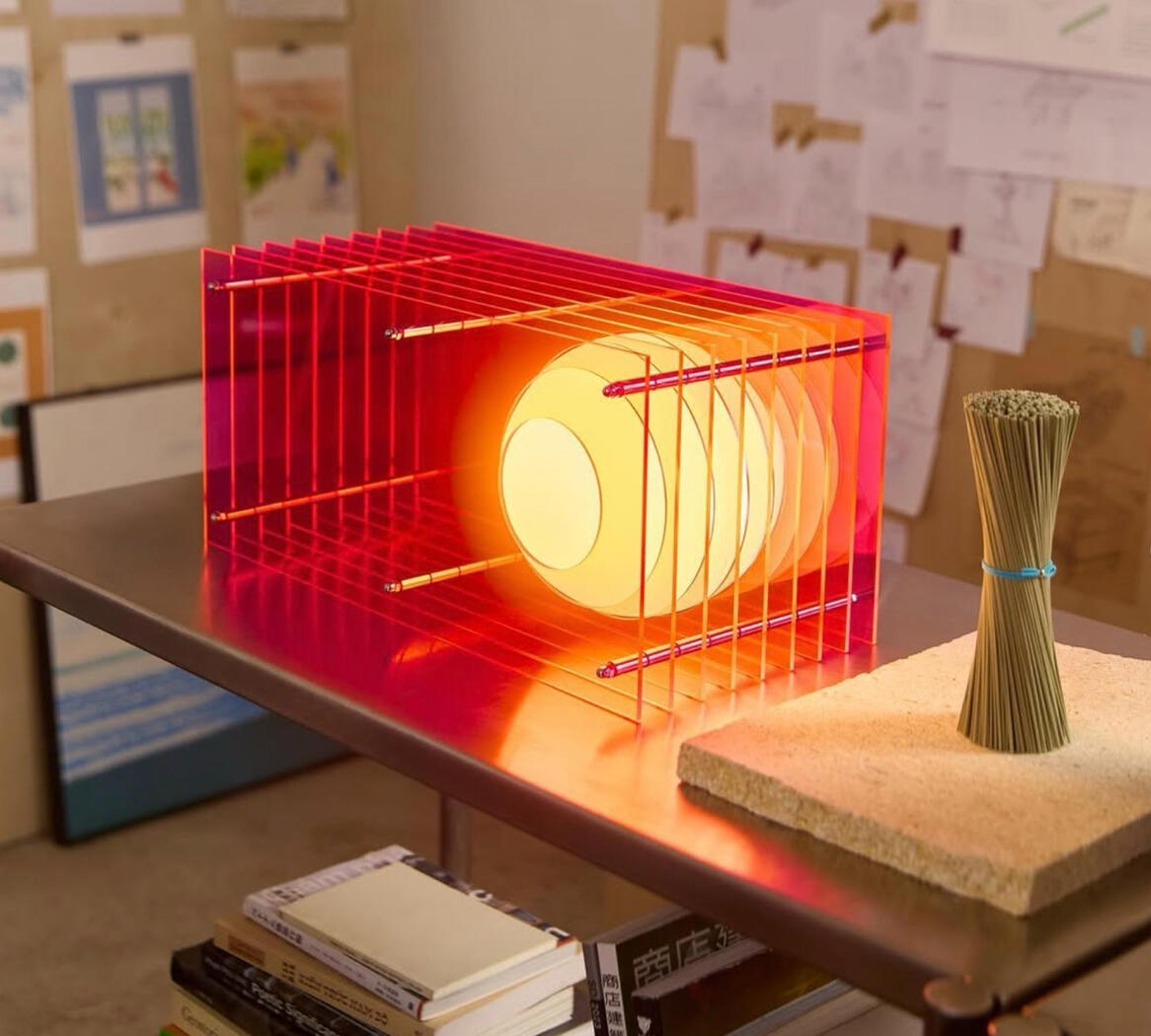 An acrylic Lamp Cube